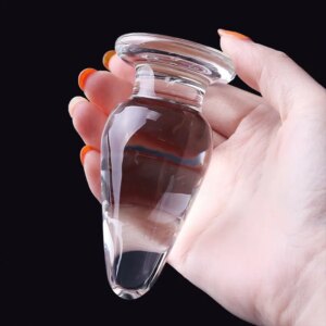 Glass Anal Dildo Crystal Ass Butt Plug Vagina Ball Pyrex Masturbator Sex Toy Couple Game Prostate Massage Adult Make Love Gift