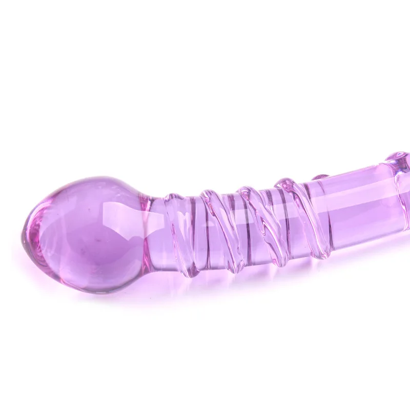 Double Head Pyrex Glass Dildos For Women Artificial Penis G-Spot Stimulation Female Masturbator Sex Toys Vaginal Dildo Anal Plug