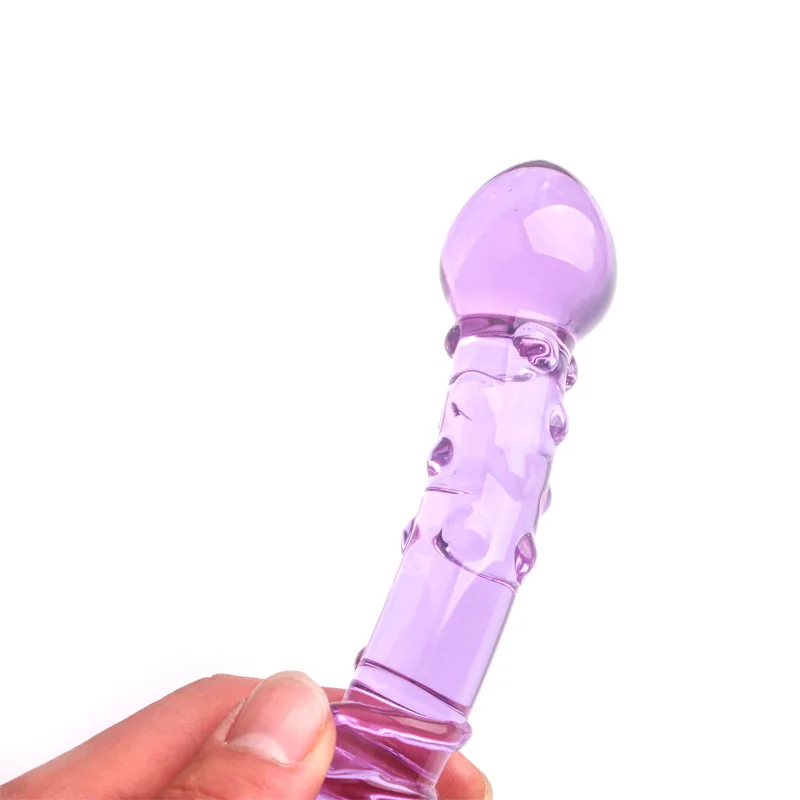 Double Head Pyrex Glass Dildos For Women Artificial Penis G-Spot Stimulation Female Masturbator Sex Toys Vaginal Dildo Anal Plug
