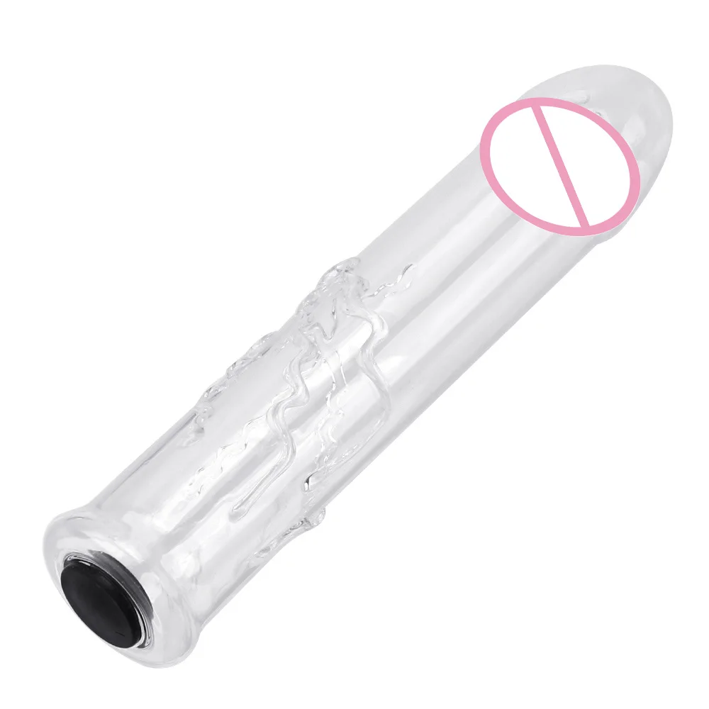 Hollow Glass Dildo Add Hot Ice Water Pyrex Penis Anus Plug Vestibular Sexual G-spot Stimulation Sexy for Couples Gay Women