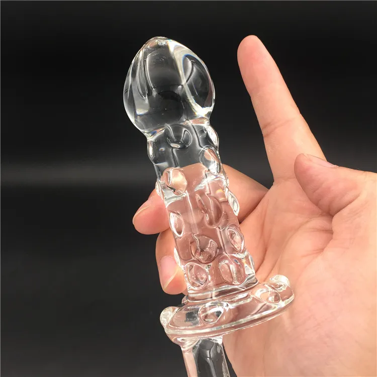 Rotation Pyrex Glass Crystal Dildo Sex Toy Adult Products For Women Penis Anal Butt Plug Men Female Male Masturbation