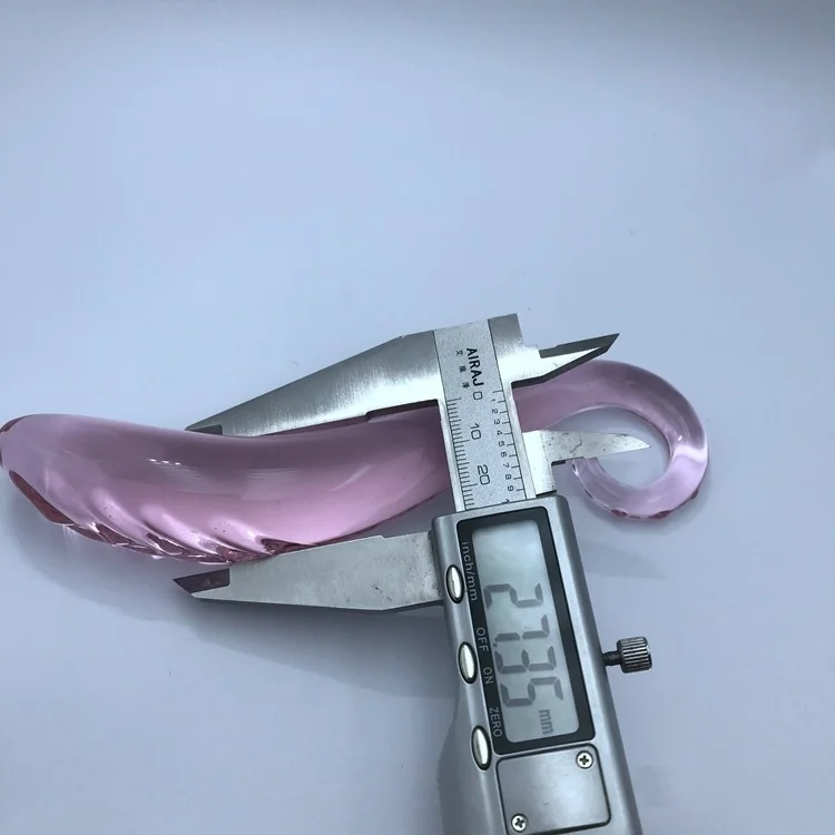 Hippocampus Shape G Spot Masturbator Pyrex Glass Crystal Dildo With Beads Fake Penis Anal Butt Plug Gay Female Masturbation