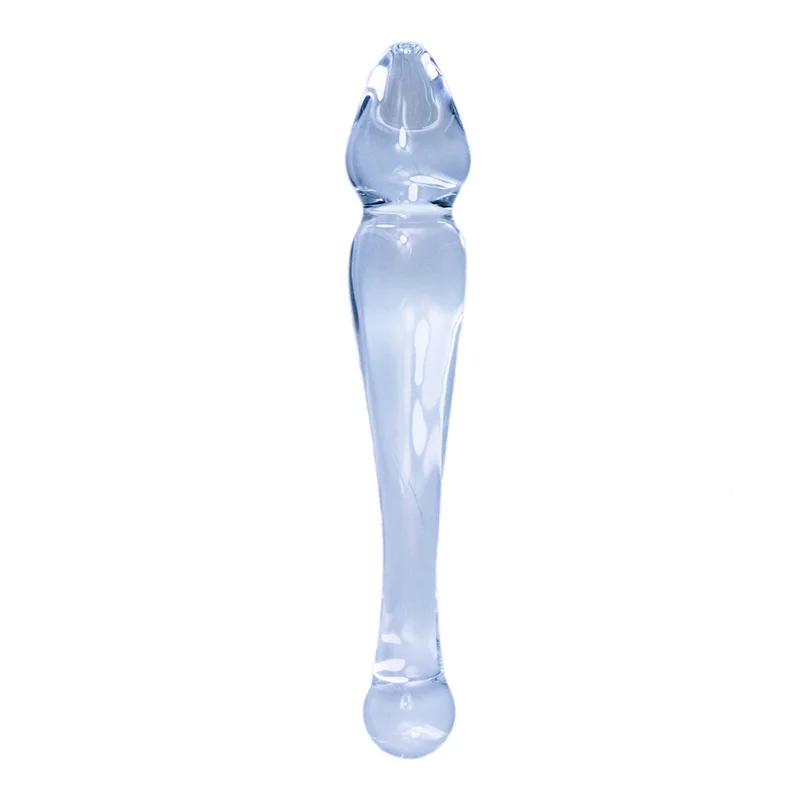 Glass Big HEAD Butt Plug Crystal Dildo Sheer Pyrex Due Dong BULLET Anal Sex Toys Adult Products For Women Men Masturbation