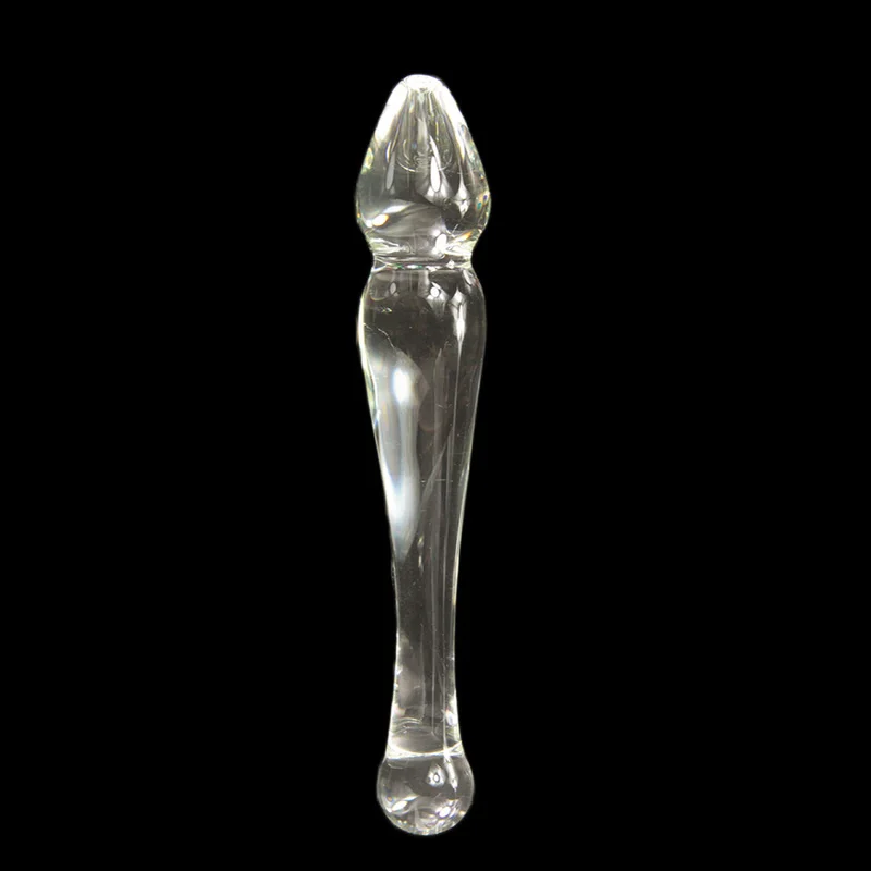 Glass Big HEAD Butt Plug Crystal Dildo Sheer Pyrex Due Dong BULLET Anal Sex Toys Adult Products For Women Men Masturbation