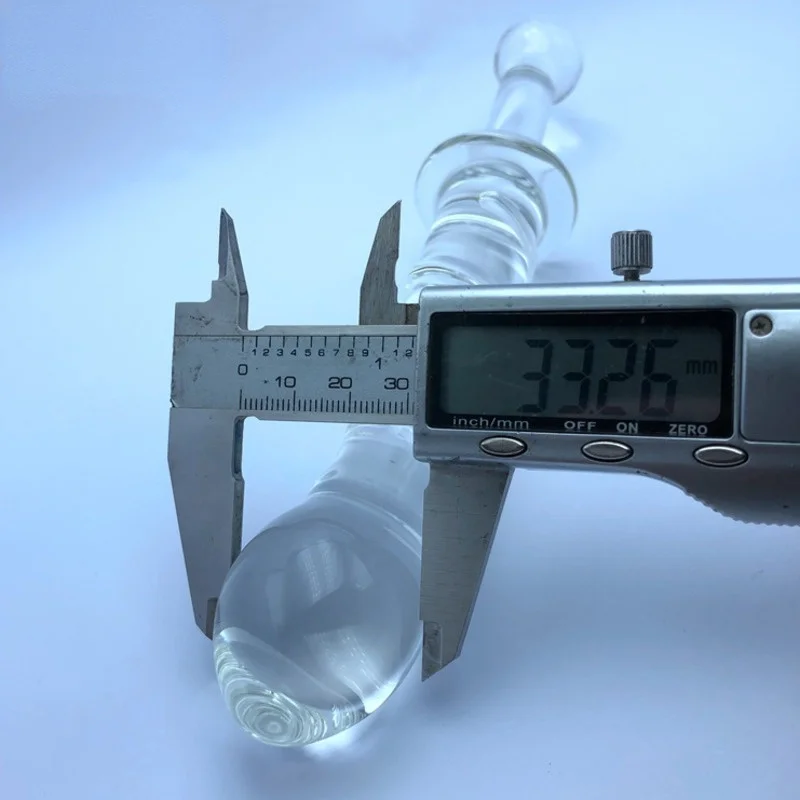 Sword Shape Pyrex Glass Dildo Artificial Dick Male Penis Anal Butt Plug Adult Masturbator Tube Sex Toys Women BDSM