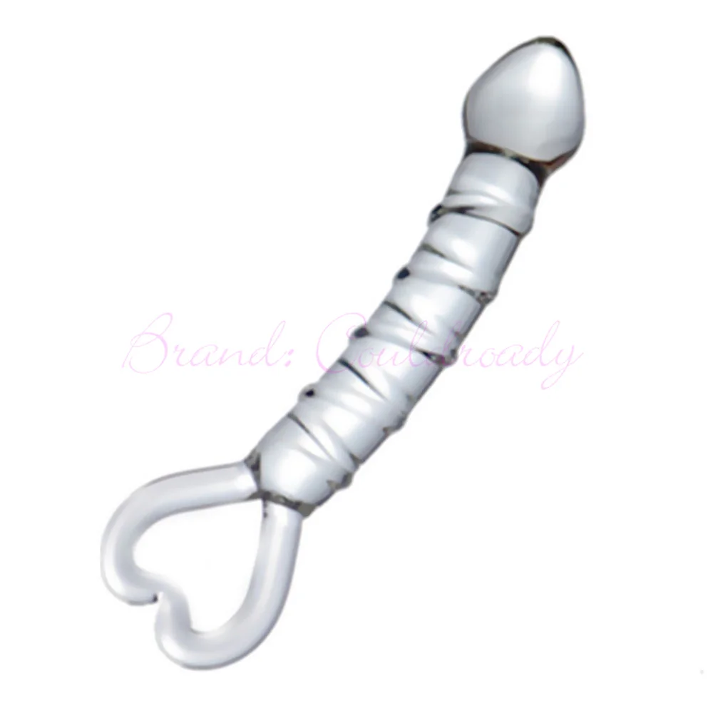 Transparent Glass Dildo Pyrex Dick Sex Toys for Woman Adult 30mm Crystal Anal Plug Female Masturbator