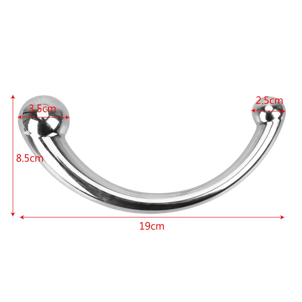 25-35mm Metal Balls Big Dildo Anal Plug For Women Vaginal Butt Dilator Men Prostate Massager Sex Toys Adult Games Erotic Bondage