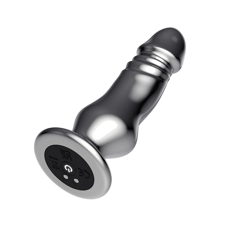 Metal Vibrator Butt Plug for Woman Stainless Steel Dildo Vibrator for Women Remote Control Erotic Massager Female Anal Sex Toys