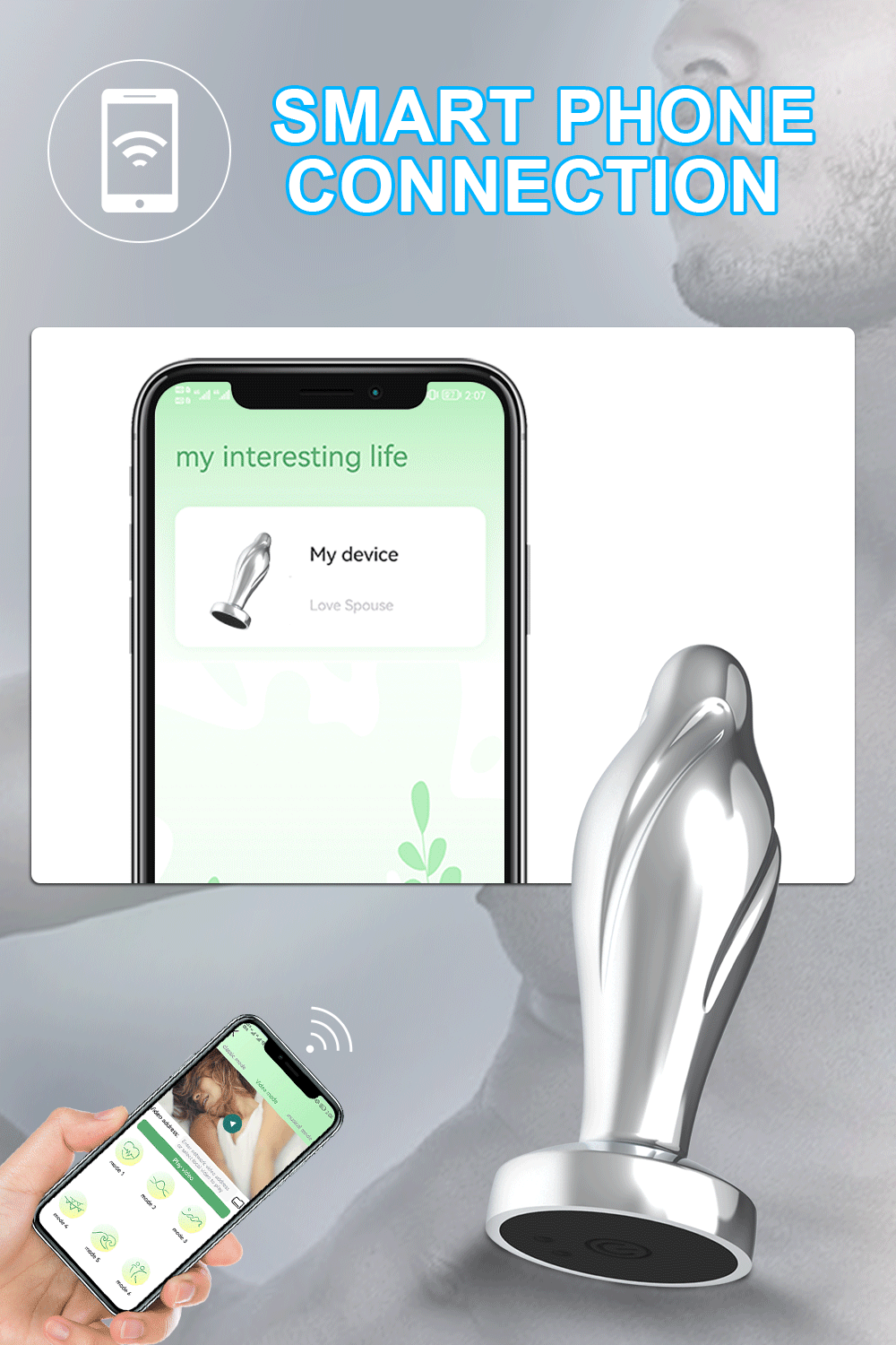 Bluetooth APP Vibrator Butt Plug Sex Toy for Woman Men Prostate Massager Remote Control Stainless Steel Anal Plug Adult Toy 18+