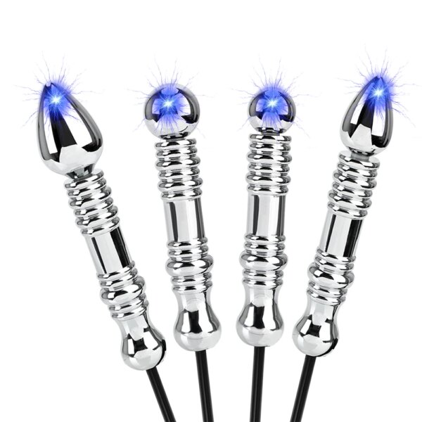 Metal Butt Plug Anal Beads Medical Electric Shock Set Women Dildo Vaginal Dilator Men Prostate Massager Erotic Sex Toy For Adult