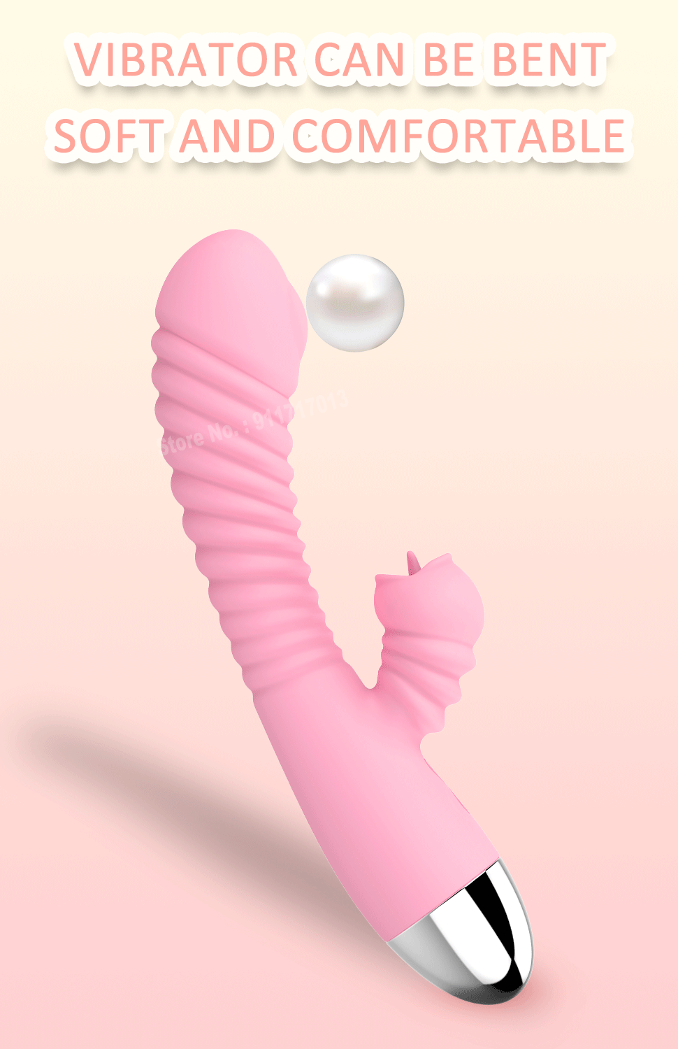 Vibrator For Women 2 In 1 Licking Machine Clitoris Stimulator G-Spot Powerful Vibro Dildo Wand Female Clit Sucker Adult Sex Toys