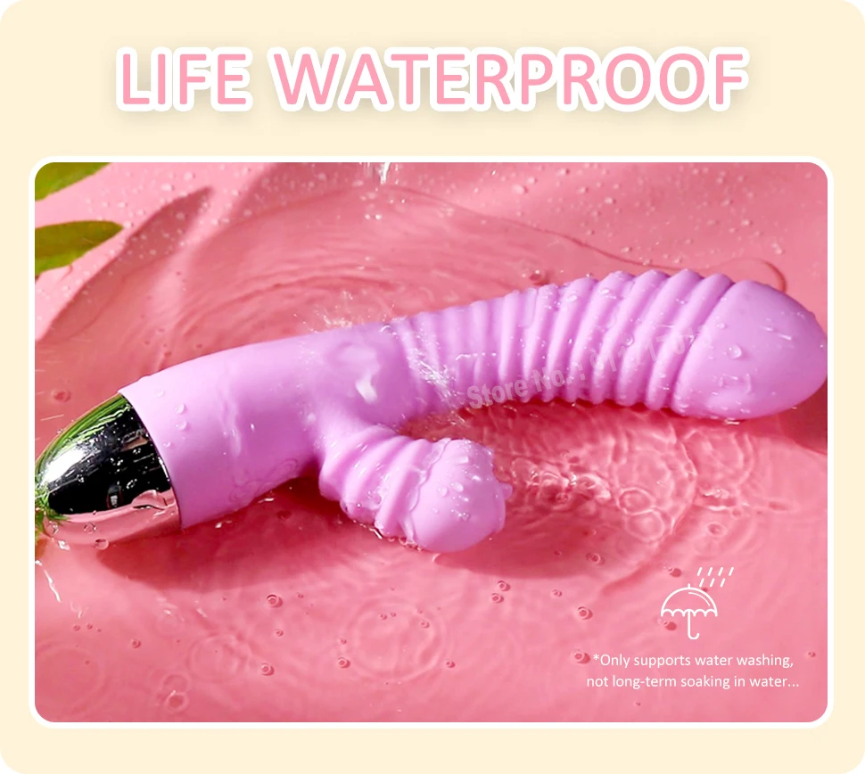 Vibrator For Women 2 In 1 Licking Machine Clitoris Stimulator G-Spot Powerful Vibro Dildo Wand Female Clit Sucker Adult Sex Toys