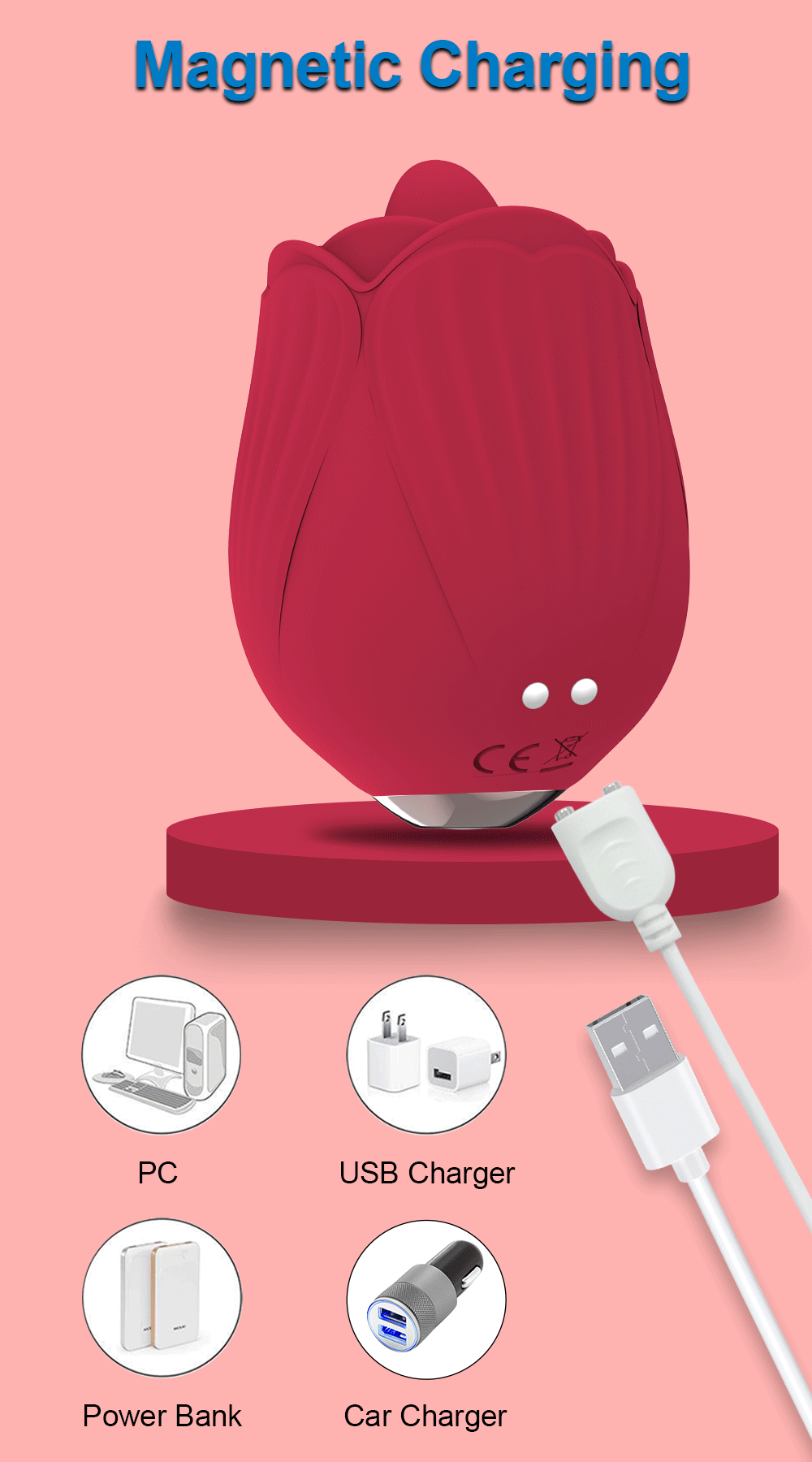 Rose-Vibrator for Women Clitoris Sucking Licking Toy Vacuum Stimulator Oral Nipple Clit Sucker Female Sex Toys Masturbation Rose-Vibrator for Women Clitoris Sucking Licking Toy Vacuum Stimulator Oral Nipple Clit Sucker Female Sex Toys Masturbation