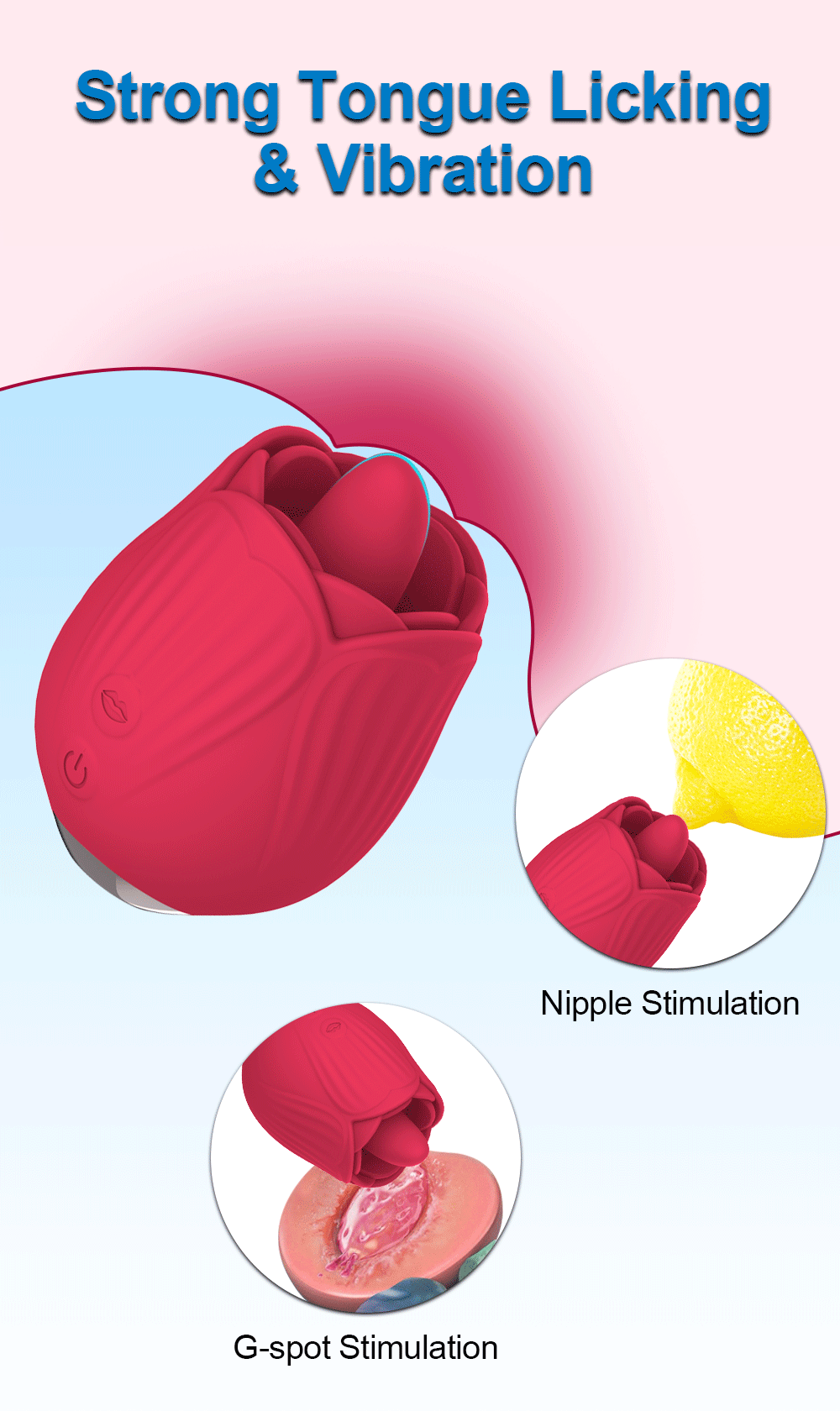 Rose-Vibrator for Women Clitoris Sucking Licking Toy Vacuum Stimulator Oral Nipple Clit Sucker Female Sex Toys Masturbation Rose-Vibrator for Women Clitoris Sucking Licking Toy Vacuum Stimulator Oral Nipple Clit Sucker Female Sex Toys Masturbation