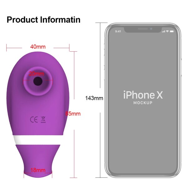 2 in 1 Clit Sucking Nipple Vibrator for Women G-Spot Suction Cup Licking Dual Stimulation Massager Women Hardcore Adult Sex Toy