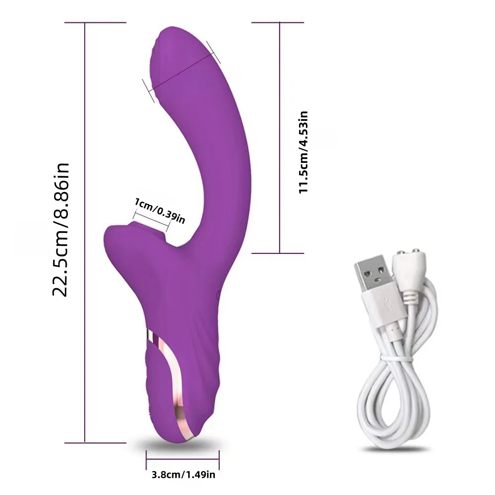 Female Sucking Vibrator Partner Flirtatious Massage Stick Clitoral Stimulation Dual Function Adult Masturbation Sex Toy AV Stick