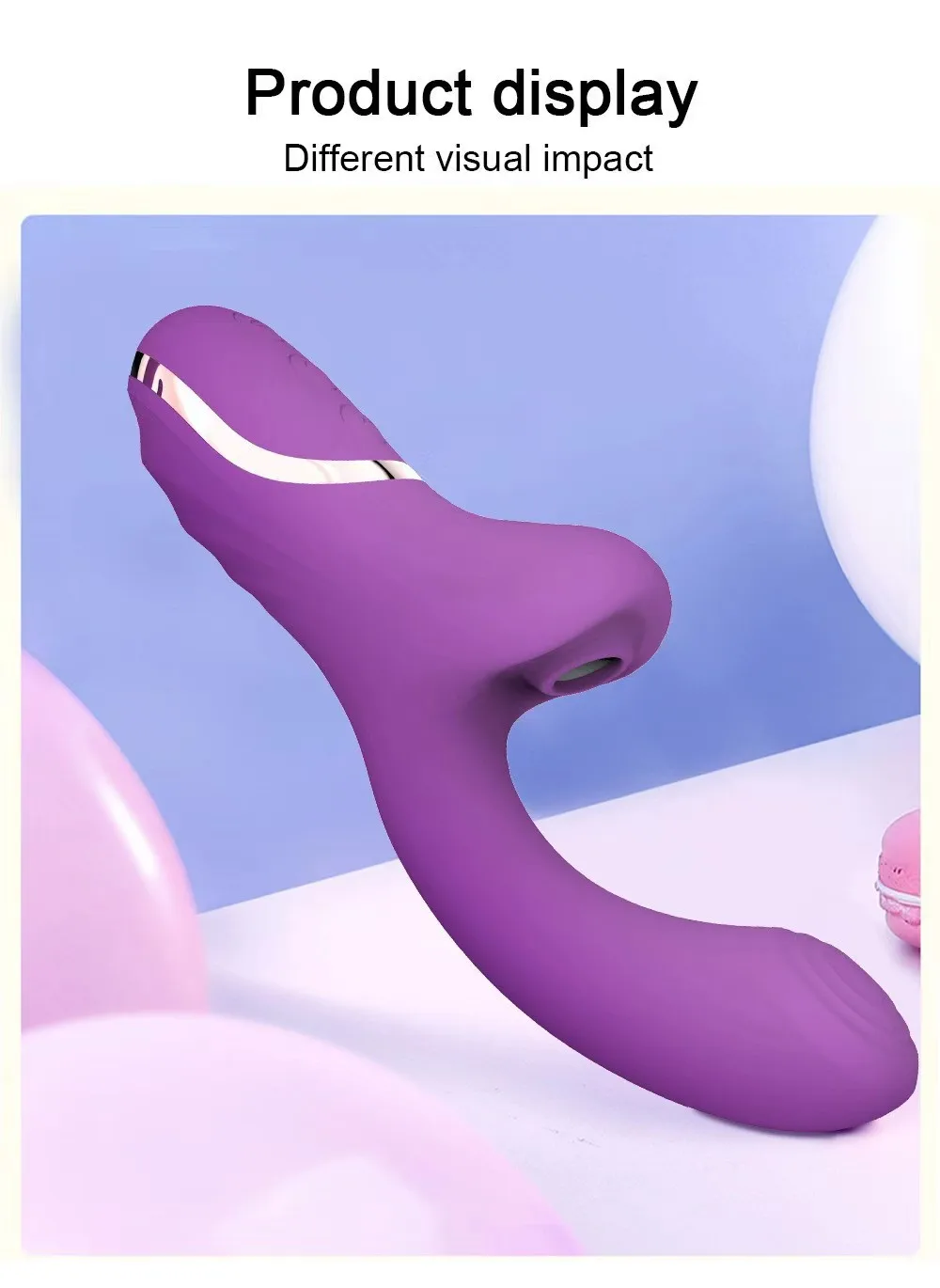 Female Sucking Vibrator Partner Flirtatious Massage Stick Clitoral Stimulation Dual Function Adult Masturbation Sex Toy AV Stick