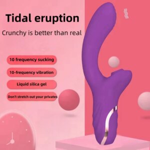 Female Sucking Vibrator Partner Flirtatious Massage Stick Clitoral Stimulation Dual Function Adult Masturbation Sex Toy AV Stick