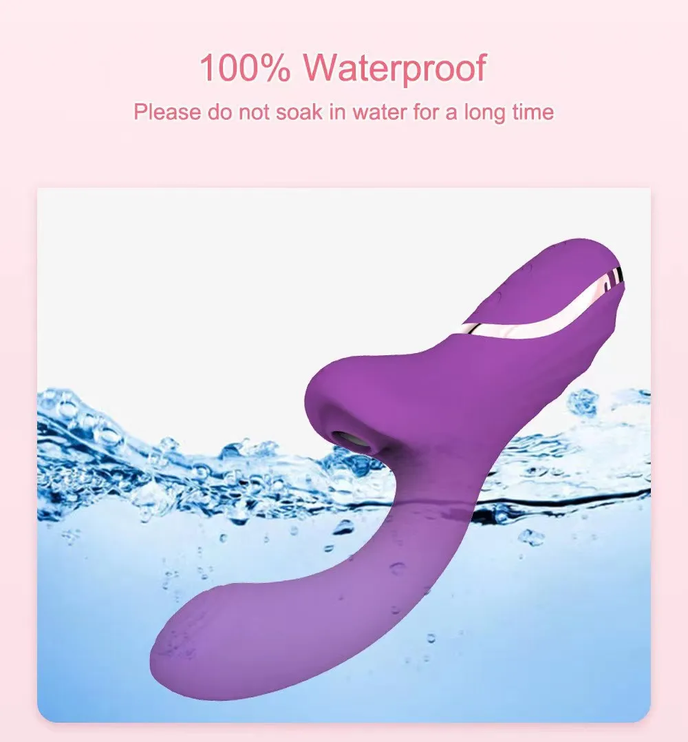 Female Sucking Vibrator Partner Flirtatious Massage Stick Clitoral Stimulation Dual Function Adult Masturbation Sex Toy AV Stick