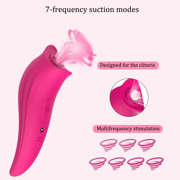 Clitoris Sucker Vibrator Female Clit Nipple Oral Vacuum Stimulator G Spot Vagina Sucking  Women Masturbator Sex Toys For Adults