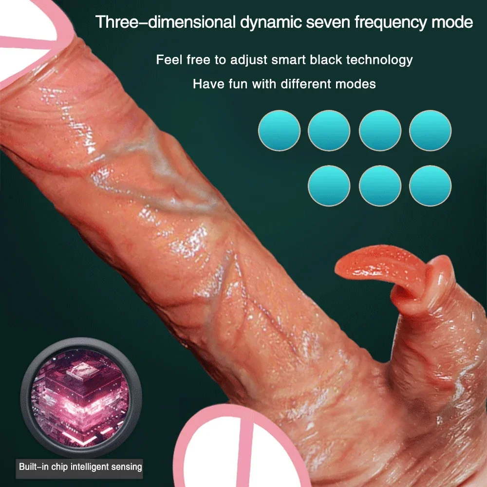 Thrusting Dildo Vibrator for Women APP Remote Realistic Penis Big Dick Heating with Suction Cup Vibrators Sex Toys for Adult 18 Thrusting Dildo Vibrator for Women APP Remote Realistic Penis Big Dick Heating with Suction Cup Vibrators Sex Toys for Adult 18