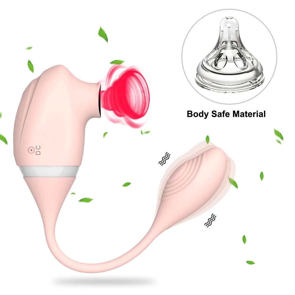 Powerful Sucking Vibrator For Women Clit Nipple Sucker Clitoris Stimulator Oral Tongue Pussy Licking Sex Toys for Adults 18