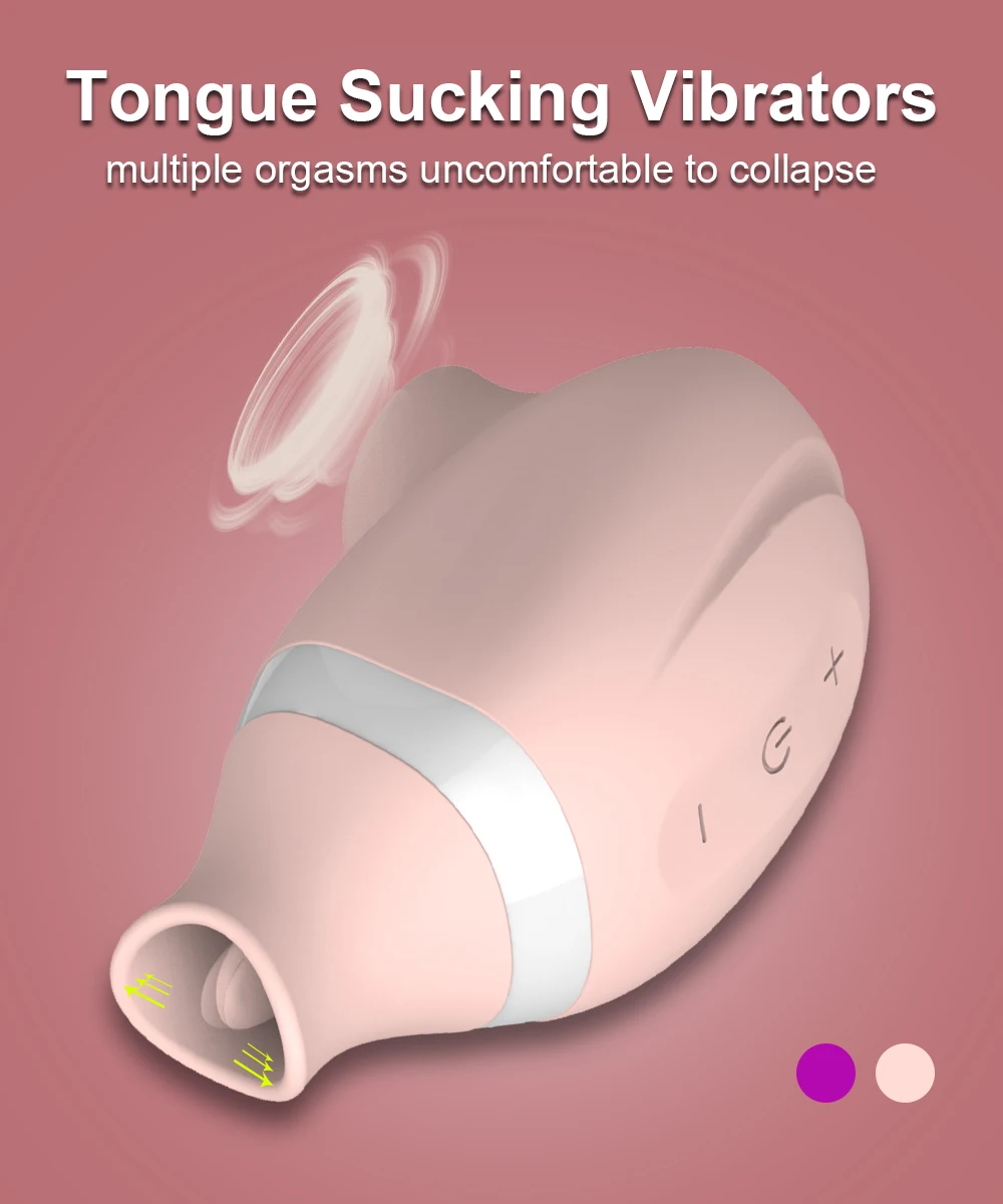 Powerful Sucking Vibrator For Women Clit Nipple Sucker Clitoris Stimulator Oral Tongue Pussy Licking Sex Toys for Adults 18