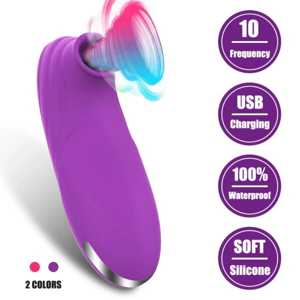 Powerful Suction Cup Clitoral Sucker Vibrator Nipple G Spot Sucking Blowjob Clitoris Erotic Stimulator Female Sex Toys for Women