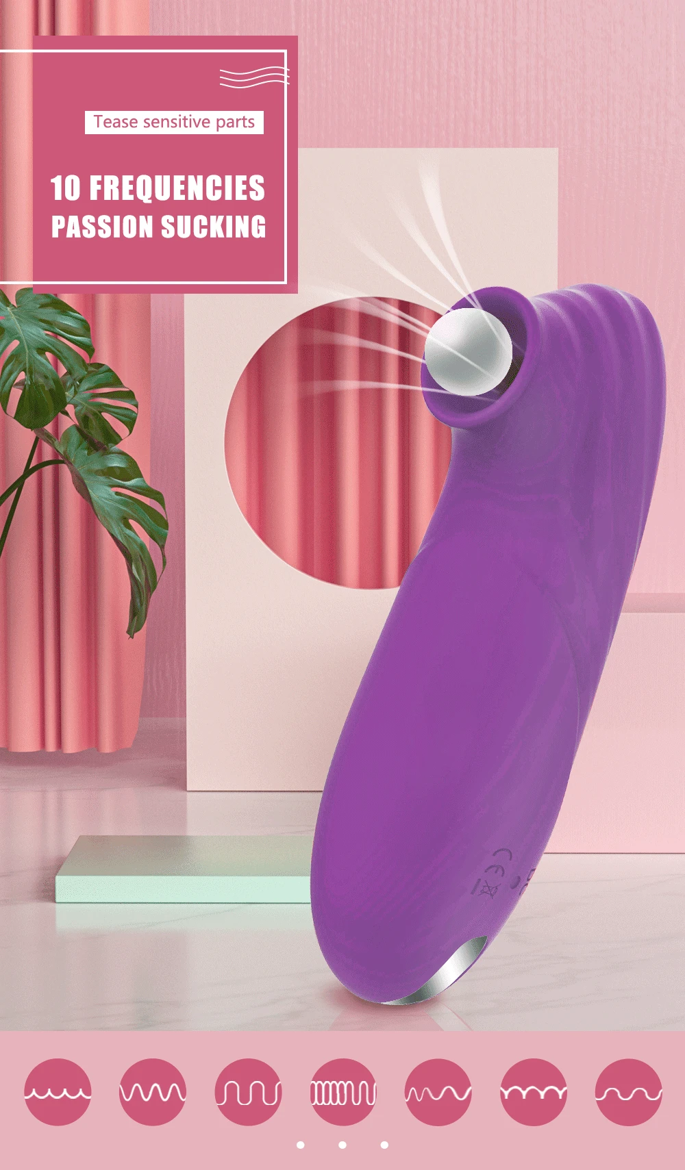 Powerful Suction Cup Clitoral Sucker Vibrator Nipple G Spot Sucking Blowjob Clitoris Erotic Stimulator Female Sex Toys for Women