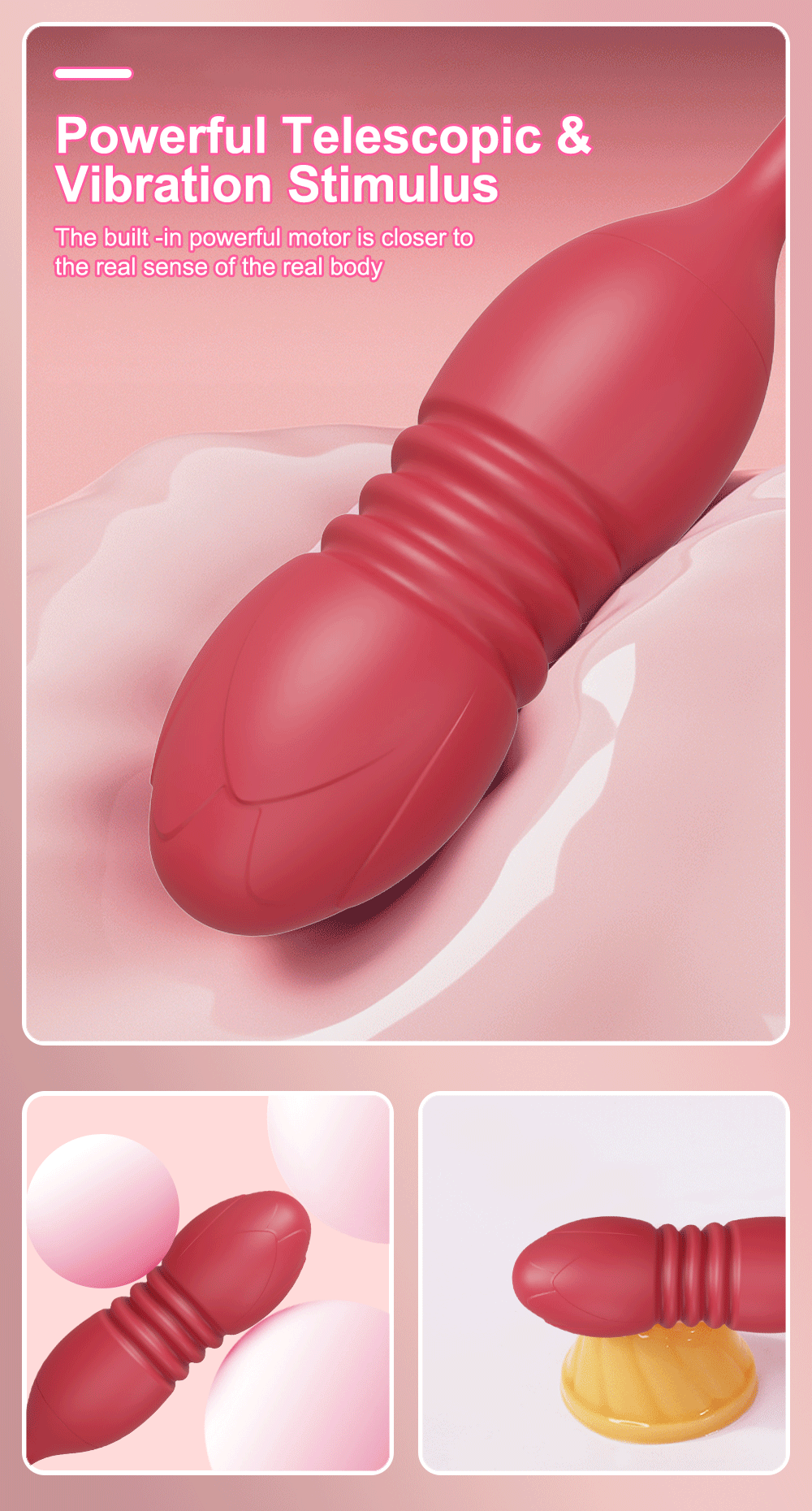 Rose-toys Sucking Vibrator for Women Vacuum Clitoris Stimulator Oral Nipple Clit Sucker Female Sex Toys Goods for Female Adults