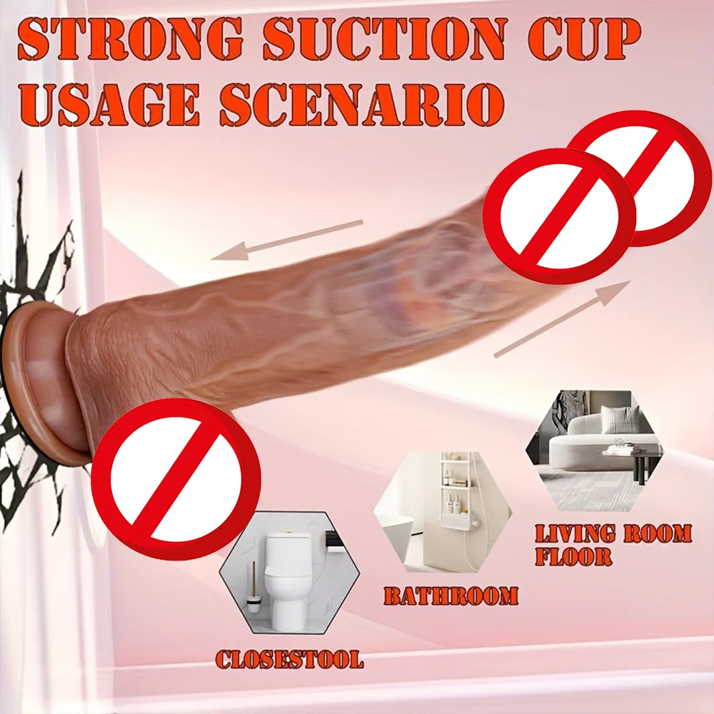 Realistic Thrusting Dildo Licking Vibrator Heated Liquid Silicone Dildo Anal Vibrator Suction Cup Masturbator Big Dick Sex Toys Realistic Thrusting Dildo Licking Vibrator Heated Liquid Silicone Dildo Anal Vibrator Suction Cup Masturbator Big Dick Sex Toys