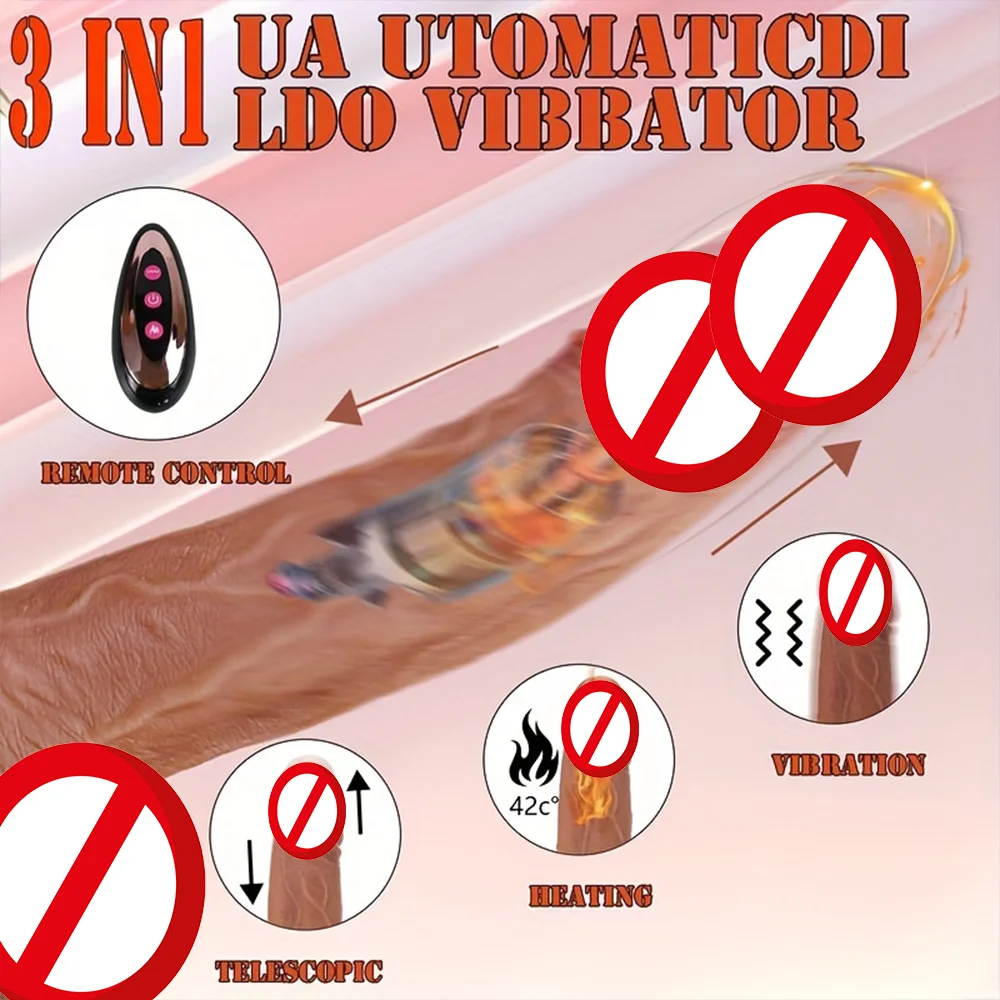 Realistic Thrusting Dildo Licking Vibrator Heated Liquid Silicone Dildo Anal Vibrator Suction Cup Masturbator Big Dick Sex Toys Realistic Thrusting Dildo Licking Vibrator Heated Liquid Silicone Dildo Anal Vibrator Suction Cup Masturbator Big Dick Sex Toys