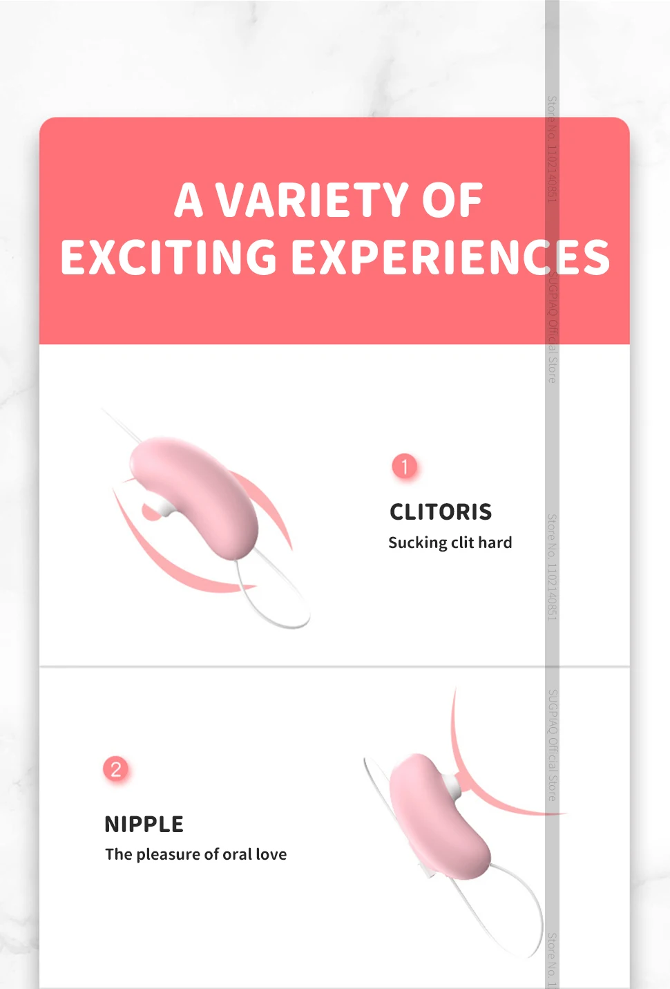 USB Double Jump Egg Clit Sucker Vagina Sucking Vibrator Female Clitoris Vacuum Stimulator ​Nipple Sex Toys Goods for Adults 18