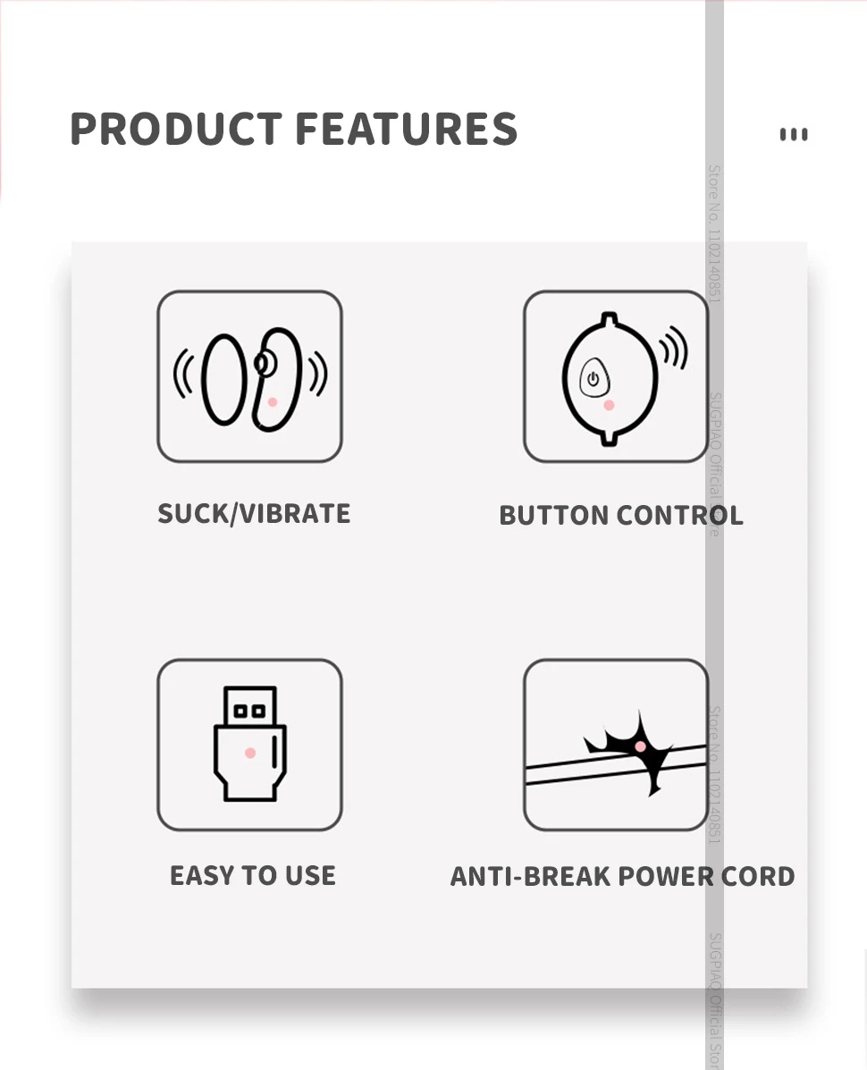 USB Double Jump Egg Clit Sucker Vagina Sucking Vibrator Female Clitoris Vacuum Stimulator ​Nipple Sex Toys Goods for Adults 18