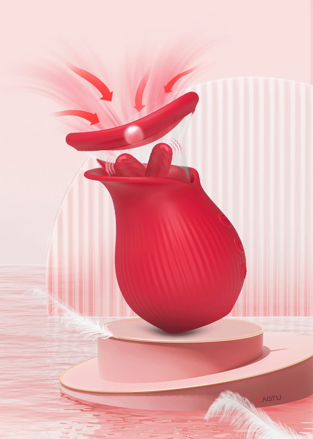 Rose Vibrator with Suction Cups Clitoral Nipple Licking Sucking Stimulator Vibrating Female Adult Sex Toys for Women Couples Rose Vibrator with Suction Cups Clitoral Nipple Licking Sucking Stimulator Vibrating Female Adult Sex Toys for Women Couples