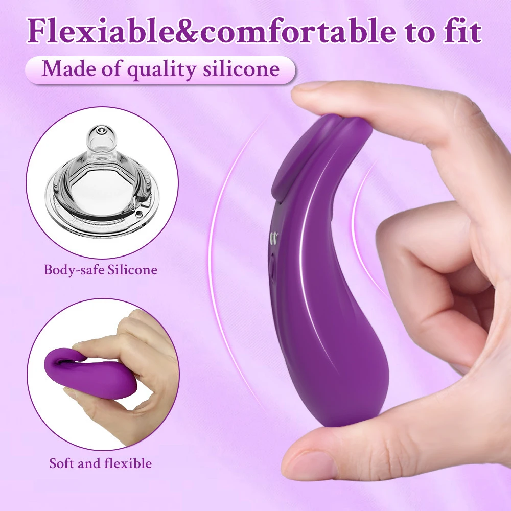 Mini Clit Sucking Vibrator For Women Clitoris Sucker Female Remote Control With Sexy Panties Clitoral Stimulator Adults Sex Toys