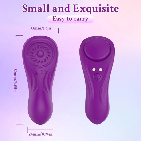 Mini Clit Sucking Vibrator For Women Clitoris Sucker Female Remote Control With Sexy Panties Clitoral Stimulator Adults Sex Toys