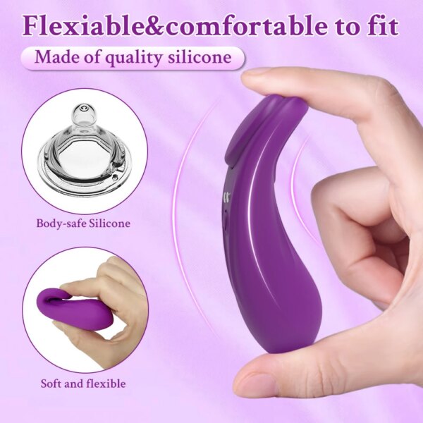 Mini Clit Sucking Vibrator For Women Clitoris Sucker Female Remote Control With Sexy Panties Clitoral Stimulator Adults Sex Toys