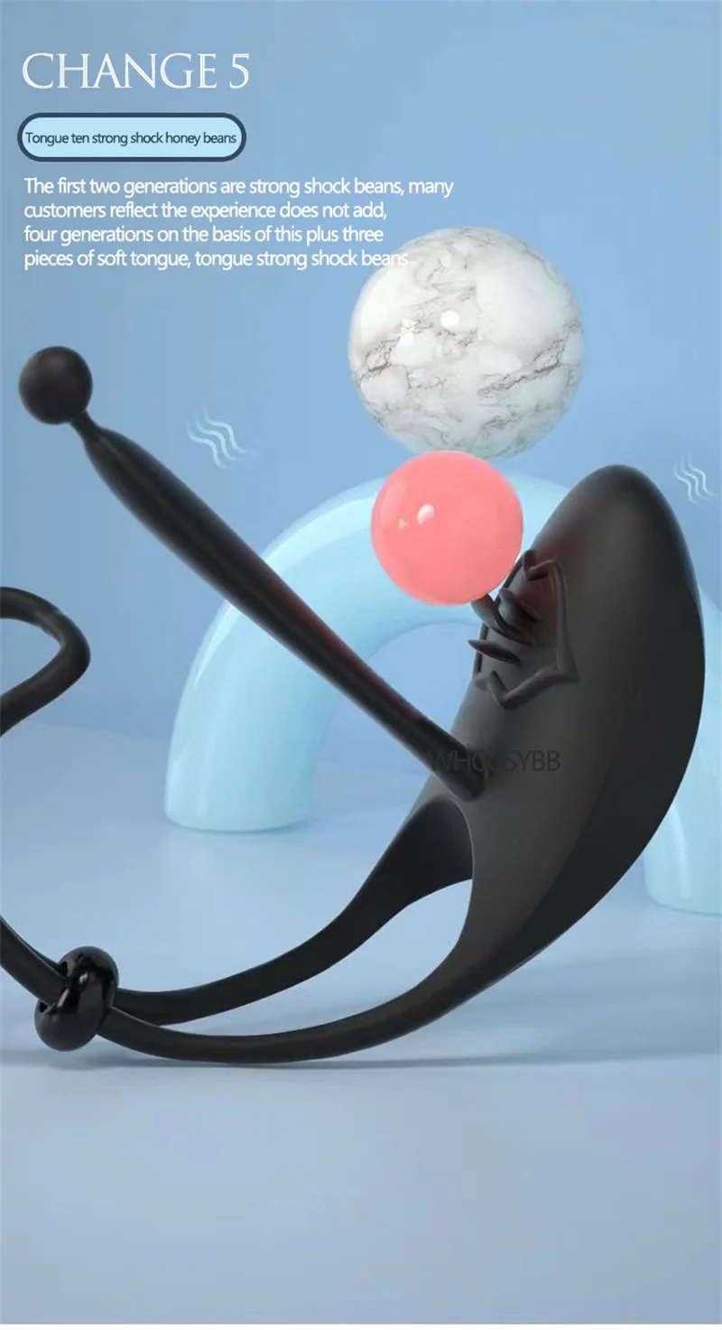 Vibrating Penis Ring Couple Vibrator Clit Sucker Stimulator 7 Modes G-spot Massage Cock Ring Sex Toy for Man