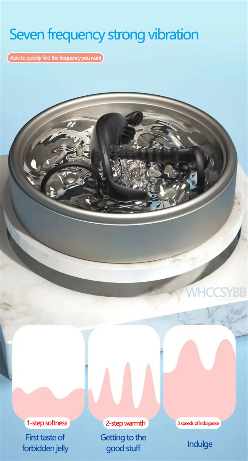 Vibrating Penis Ring Couple Vibrator Clit Sucker Stimulator 7 Modes G-spot Massage Cock Ring Sex Toy for Man