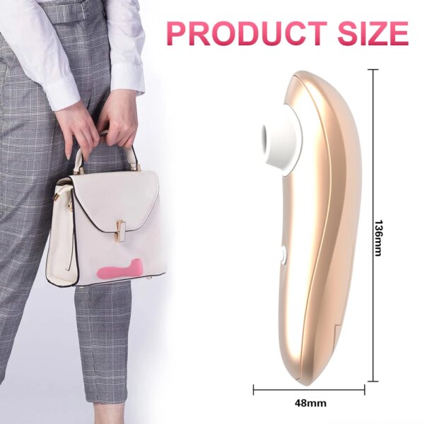 Powerful Clit Sucker Vibrator Tongue Vibrating Nipple Sucking Blowjob Clitoris Stimulator Etotic Sex Toys for Women Masturbator