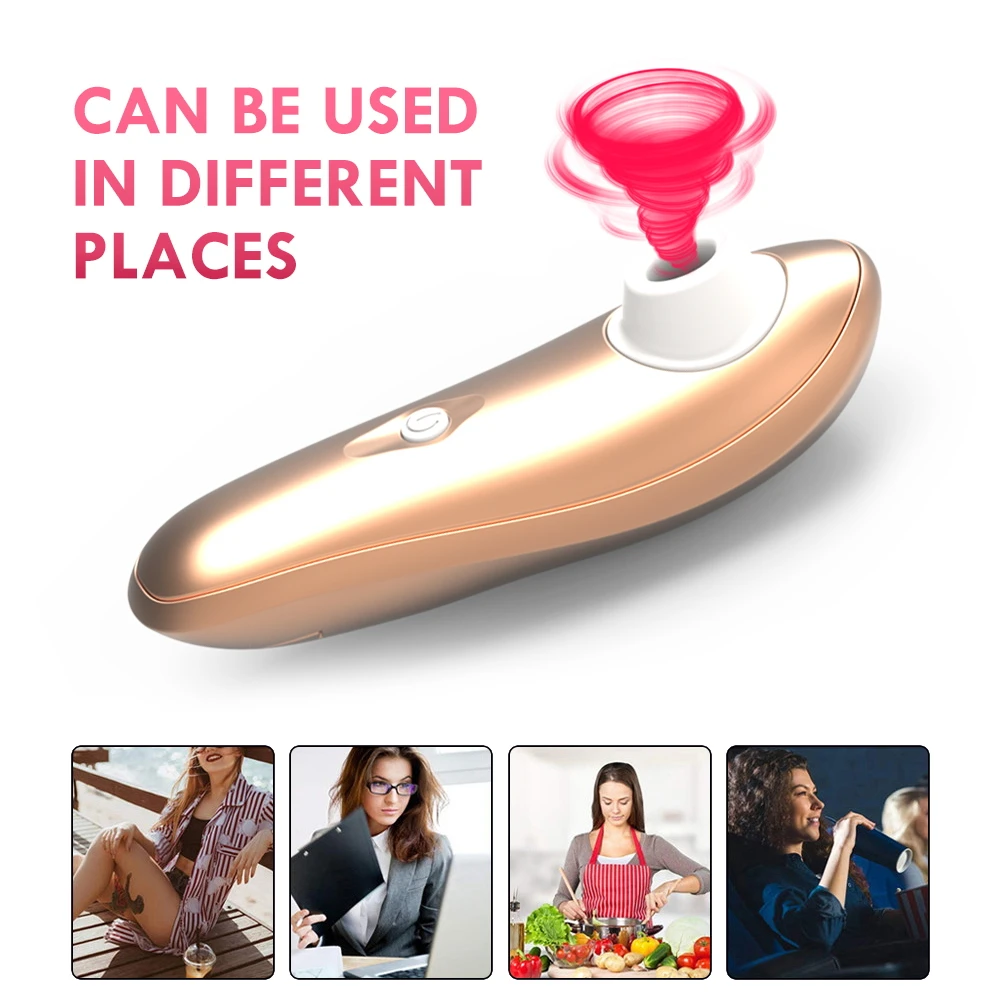 Powerful Clit Sucker Vibrator Tongue Vibrating Nipple Sucking Blowjob Clitoris Stimulator Etotic Sex Toys for Women Masturbator