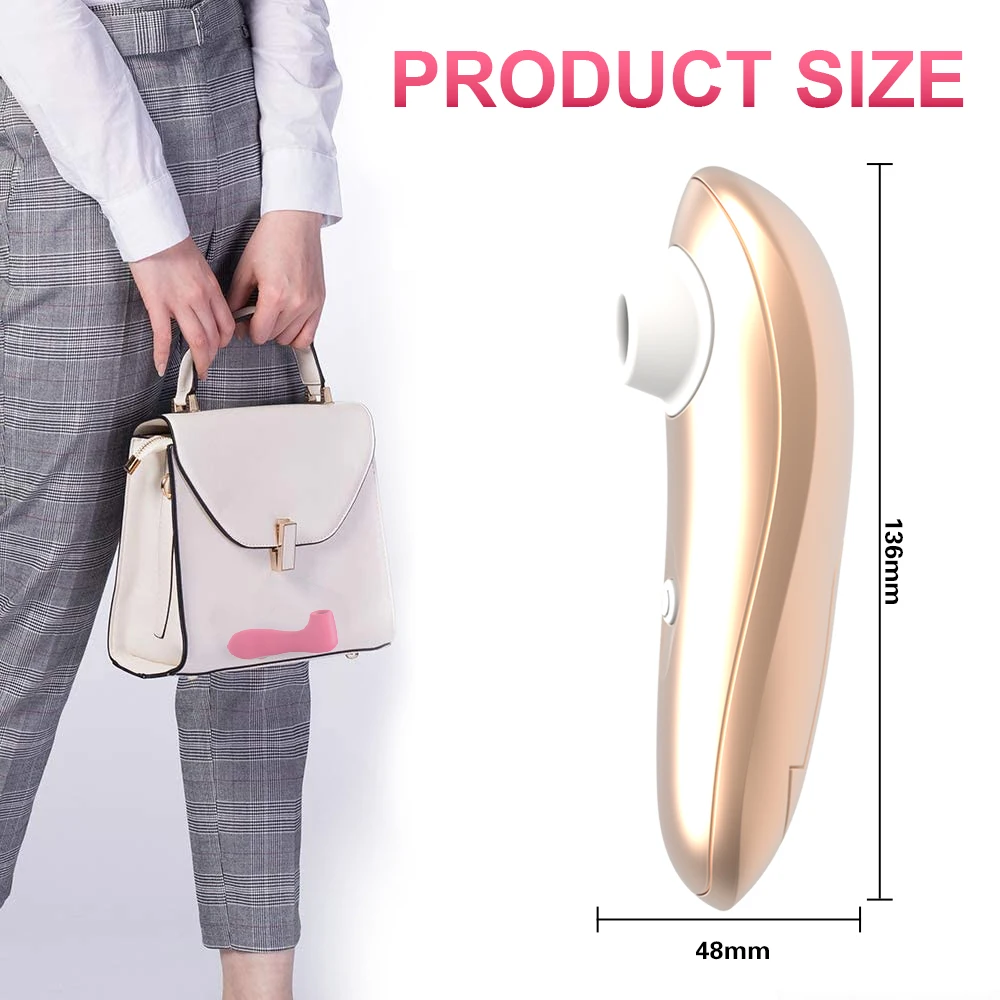 Powerful Clit Sucker Vibrator Tongue Vibrating Nipple Sucking Blowjob Clitoris Stimulator Etotic Sex Toys for Women Masturbator