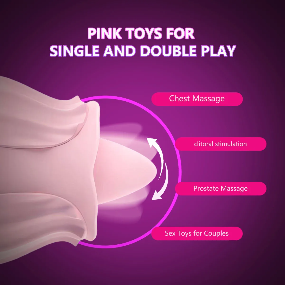 2024 New Roses Shape Sucker for Women Toy Sex Tongues Quiet 10 Speed Adult Toys Waterproof Automatic Electric Adult Toys Machine
