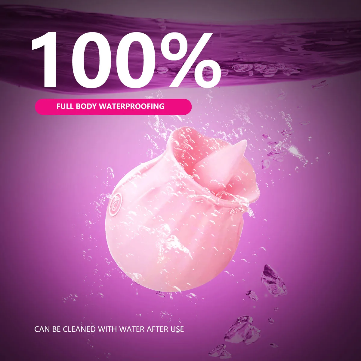 2024 New Roses Shape Sucker for Women Toy Sex Tongues Quiet 10 Speed Adult Toys Waterproof Automatic Electric Adult Toys Machine
