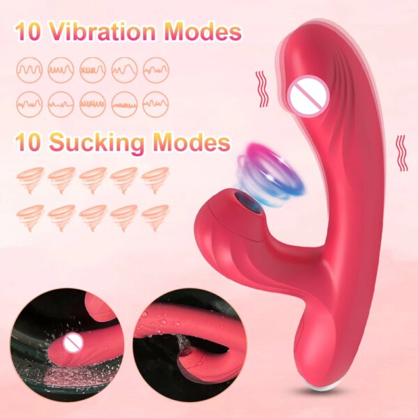 20 Modes Clitoral Sucking Vibrator Female Vibrating Oral Sex Suction Clitoris Stimulation Women Masturbation Erotic Sex Toys
