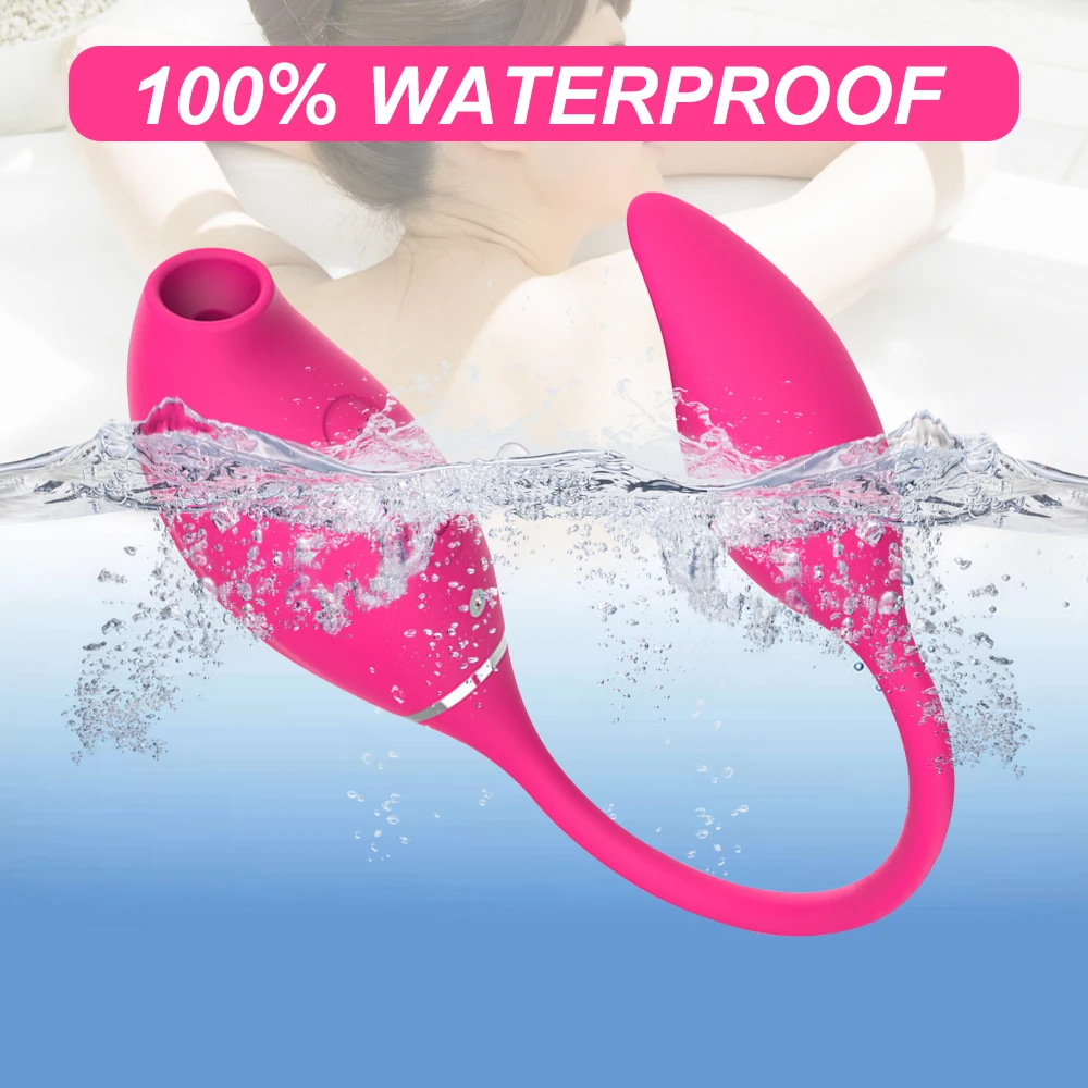 2 in 1 G-Spot Clitoral Sucking  Vibrator With Vibrating Egg Clitoris Stimulator Nipples Clit Sucker Sex Toys For Women Adults 18