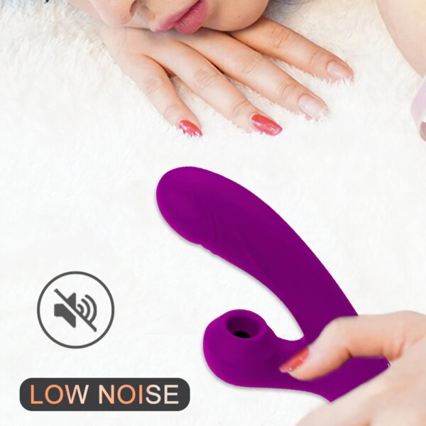 Clitoral Sucking Vibrator Rabbit Heating Dildo Vibrators G Spot Massager Clit Stimulator with 10 Pattern Adult Sex Toy for Women
