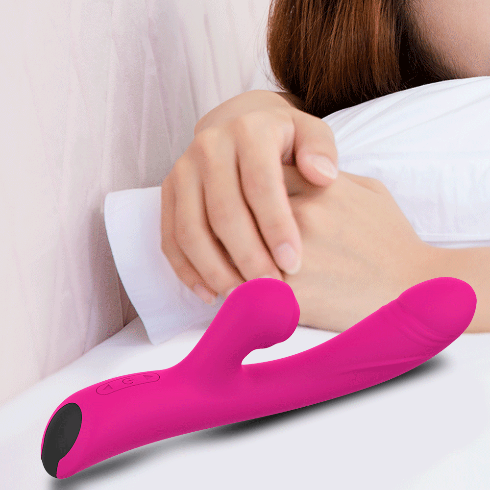 Clitoral Sucking Vibrator Rabbit Heating Dildo Vibrators G Spot Massager Clit Stimulator with 10 Pattern Adult Sex Toy for Women