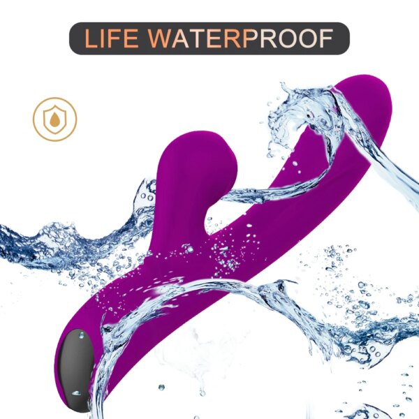 Clitoral Sucking Vibrator Rabbit Heating Dildo Vibrators G Spot Massager Clit Stimulator with 10 Pattern Adult Sex Toy for Women